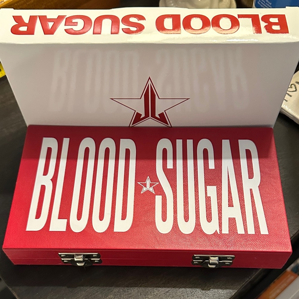NEW Jeffree Star Blood Sugar Makeup Case - Red and White